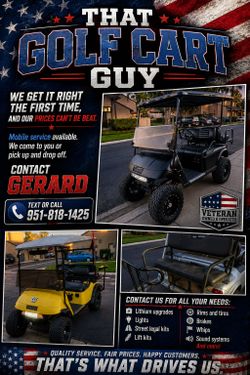 Golf Cart Accessories & Repair