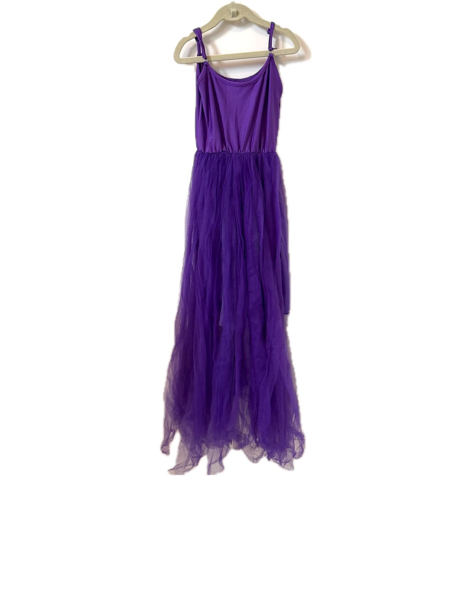 Purple Waist Tulle Dress Size Girls M dress up/costume party