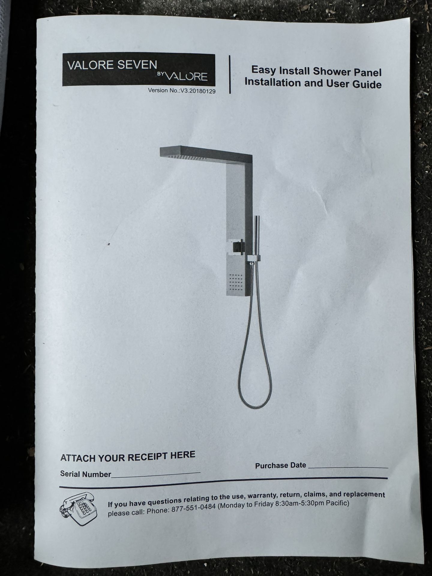 Shower Panel