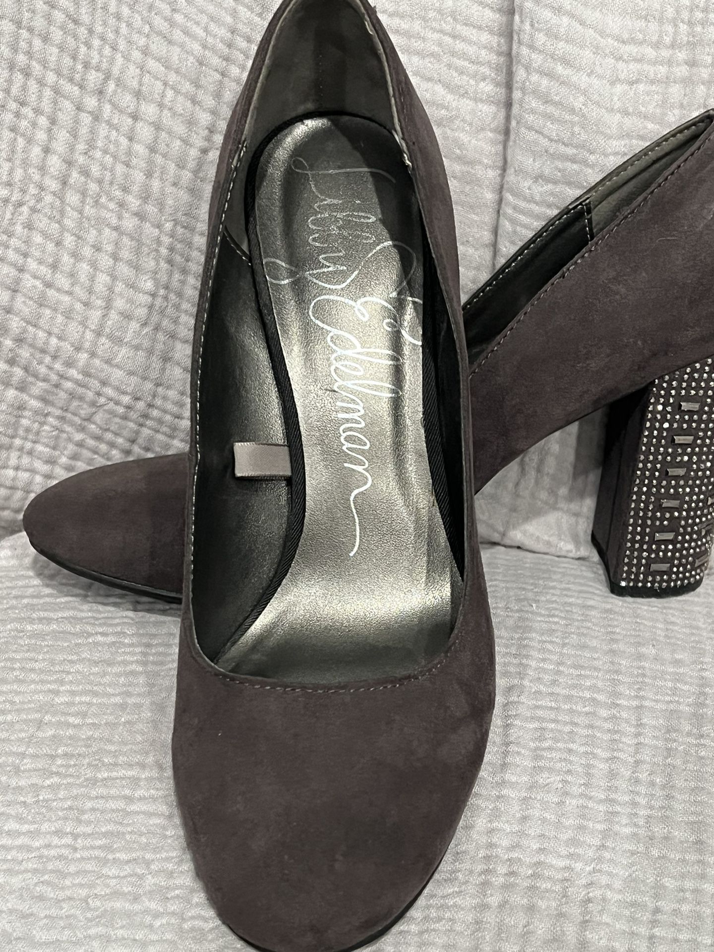 Gray libby edelman heels size 9