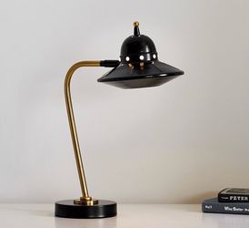 Pottery Barn Kids UFO Task Lamp - Black Original Price $179