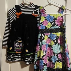 7-8 Dress Lot And New Shoes