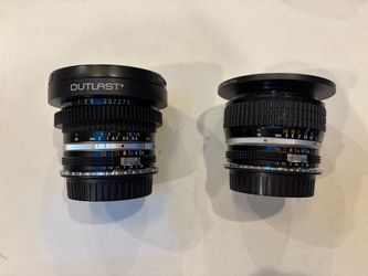 Nikkor AIS Lenses 20mm 2.8 & 50mm 1.2