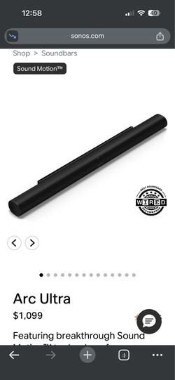 Sonos arc ultra black