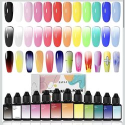 Professional Airbrush Gel Nail Set - HOT 12 Collection