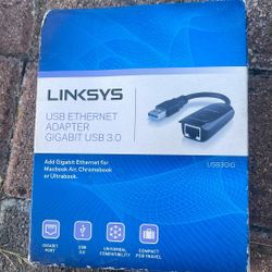 Linksys USB Ethernet Adapter Gigabit Usb3.0