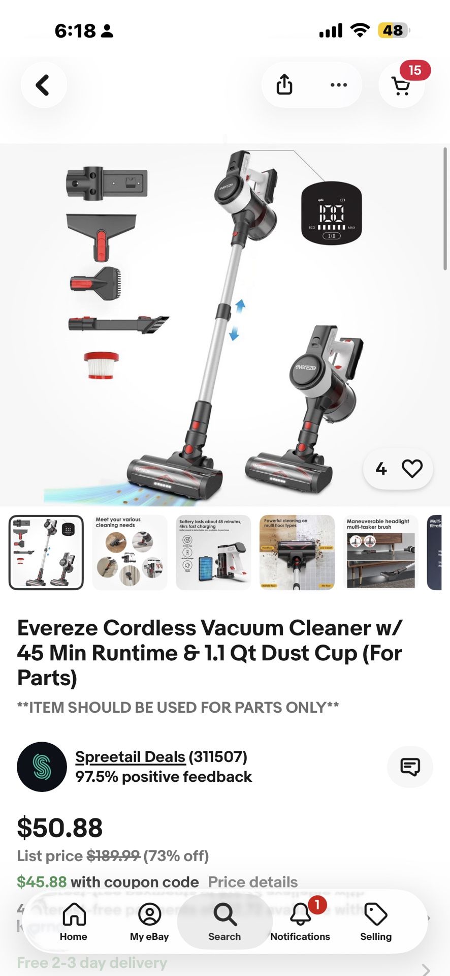 Evereaze Cordless Vacuum