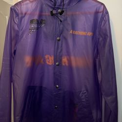 RAIN JACKET VINTAGE LOGO/ PURPLE