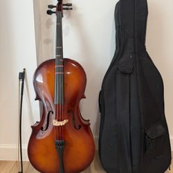Strobel MC-75 MC7512 1/2 Size With Case and Bow