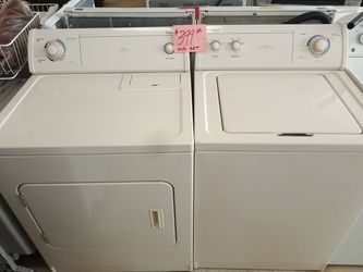 Whirlpool washer and dryer set heavy duty ex large excellent . Warranty . Delivery available . 2203 Fowler st. Ft. Myers 33901