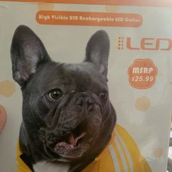 New Led High Visible USB Rechargeable Dog Collar
