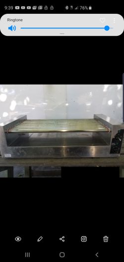 Comercial hot dog roller