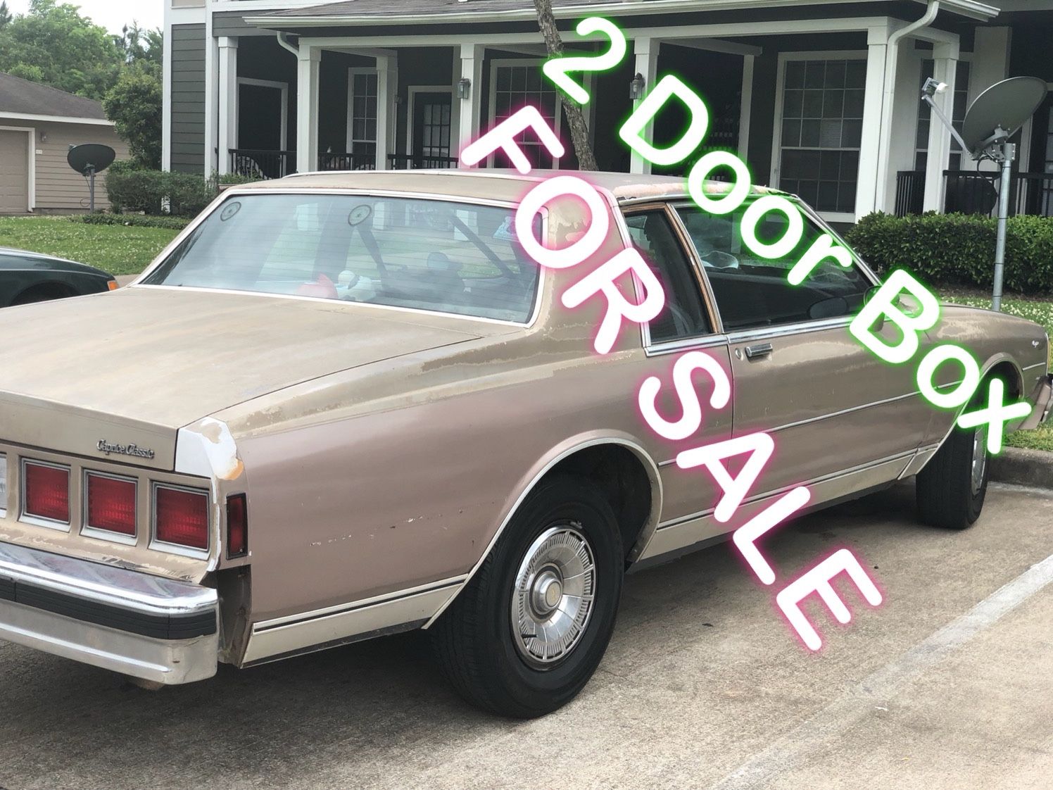 1984 rare 2 door Chevy caprice landau