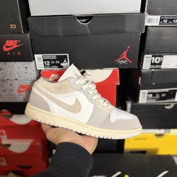 Jordan 1 Low SE Craft Inside Out Tech Grey size 8.5 USED But Clean