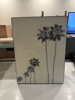 Palm tree artwork