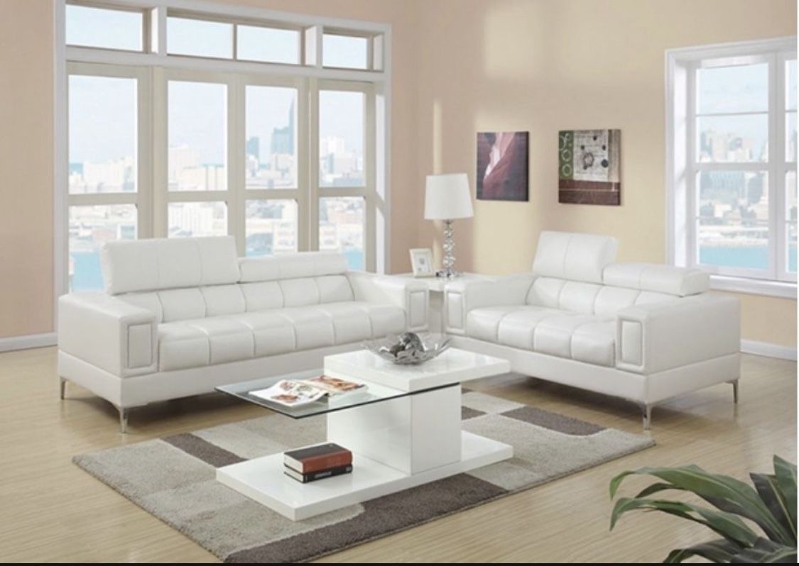 2PC Gerardo Leather Sofa & Love Seat ‼️Limited Stock‼️