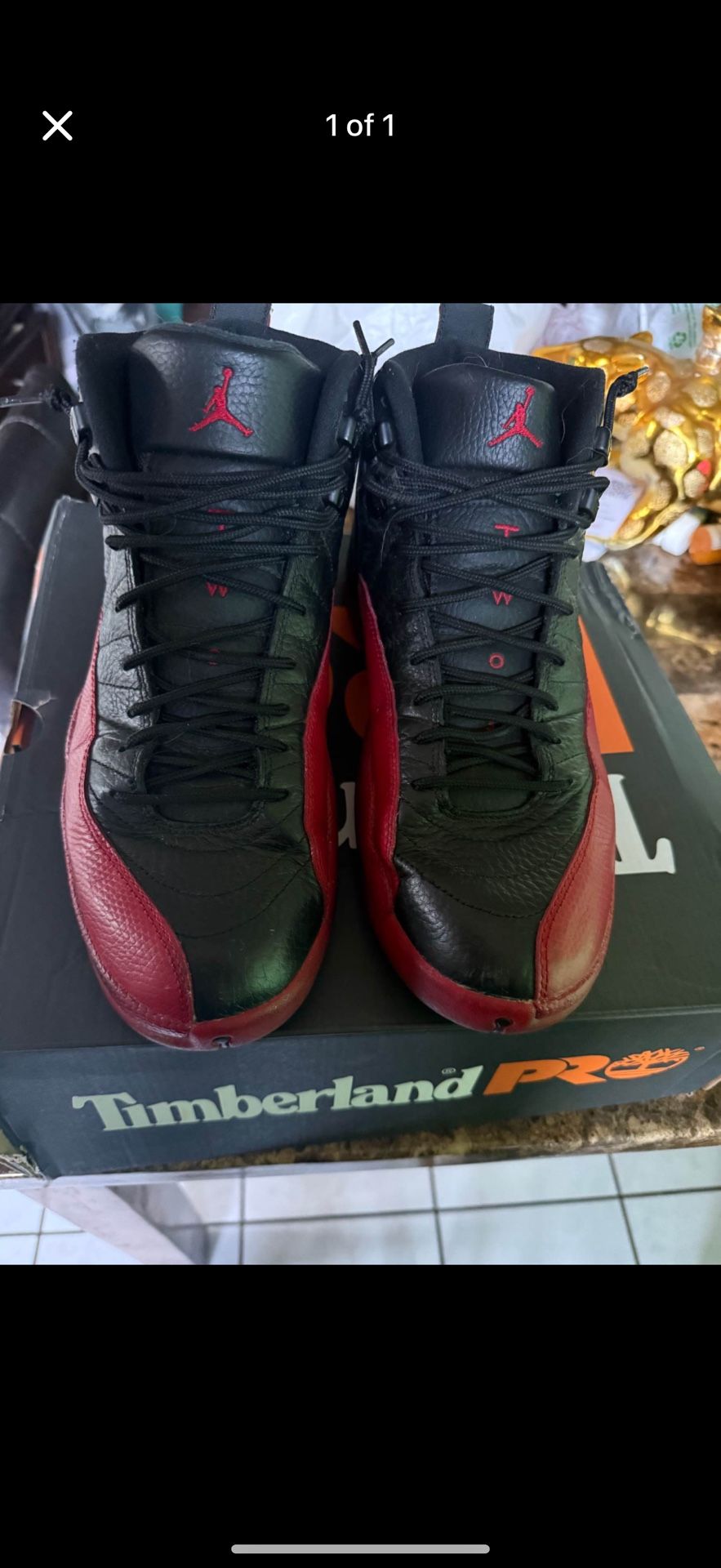 Jordan 12 Flu Game Size 10