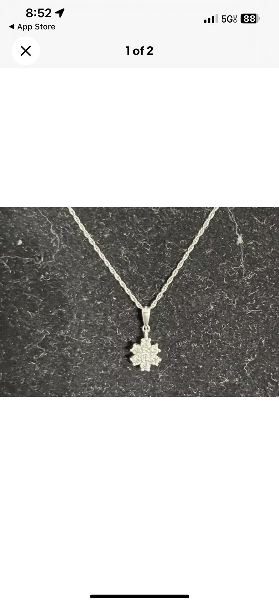 .50 Carat Natural Diamond Cluster Solitaire Pendant 