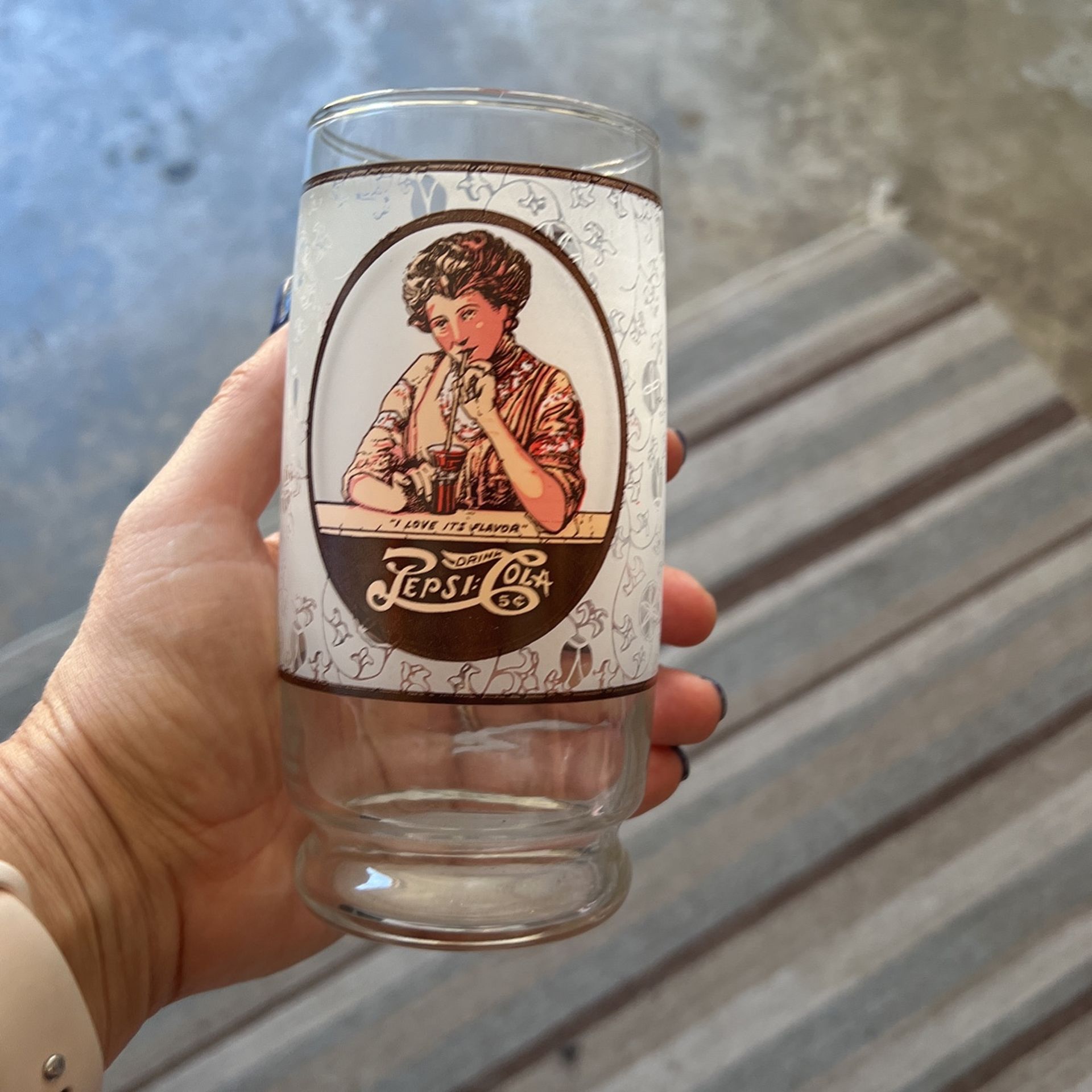 Vintage Pepsi Cola Victorian Lady Set Of 8
