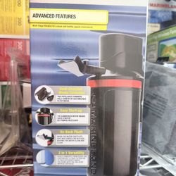 Marineland and Internal Canister Filter Fish Tank
