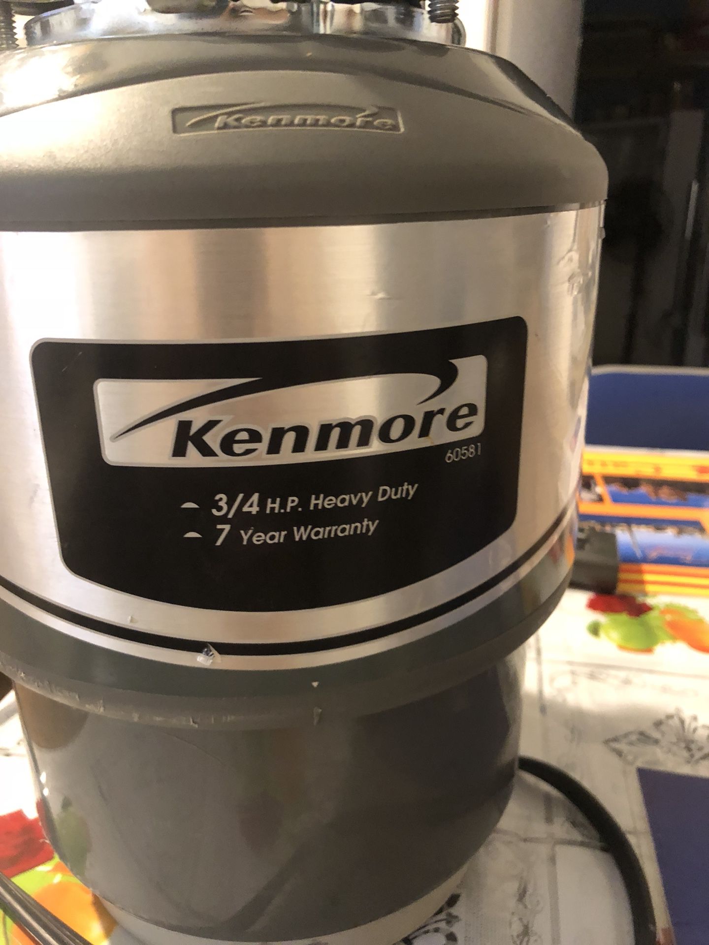 Kenmore Gray Deluxe Garbage Stainless Steel Grinders