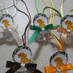 Lion King Baby Shower Pacifiers Guest Favor Necklaces
