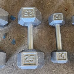 Hexagon Dumbbell Set