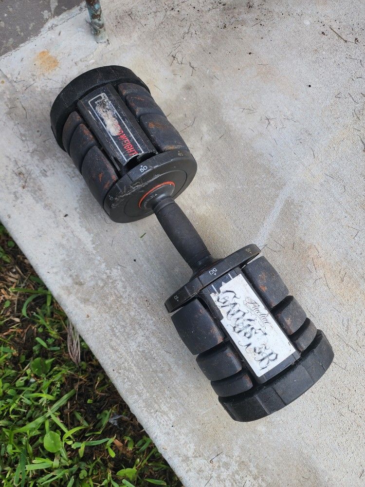 50 lb dumbell