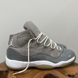 Nike (378038-001 w/ COA) Jordan 11 Retro GS 'Cool Grey' Sneakers - Youth Size 7