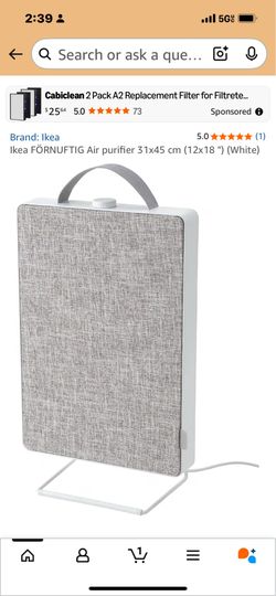 Amazing moving deal Both like New 2 Ikea air purifiers