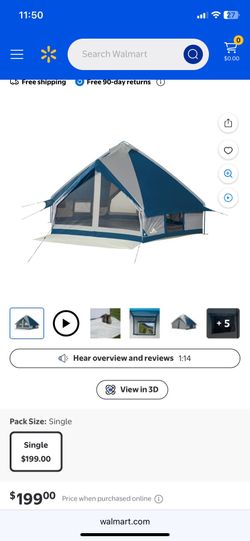 Ozark trail 10 person yurt camping tent