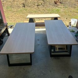 Shoe Store Benches (Set of 3)