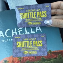 Coachella Weekend 1 Shuttle x2