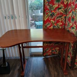Mid Century Modern Style Kidney Shaped Sleek Office Desk