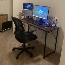 55” Rustic Brown Desk