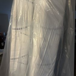 Two Full Mattress With Platform Frame