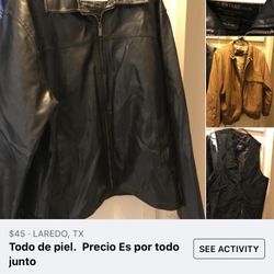 Lot Of Leather Jackets