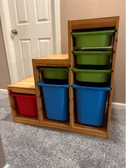 FREE!!! Storage cabinet with 7 bins