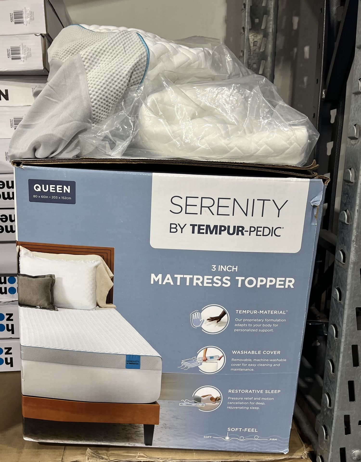 SERENITY BY TEMPUR-PEDIC® 3 INCH MATTRESS TOPPER Queen $99.99