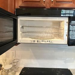 GE Glass Top Stove And Over The Range Microwave 