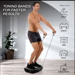 Nautilus Vibratone Fitness Vibration Board w/ Bluetooth Speaker & Bands