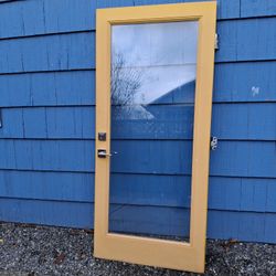 Glass Vinyl Door 36x79