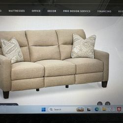 Ava Dual Power Sofa