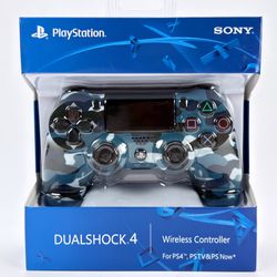 Sony PlayStation 4 DualShock Wireless Controller Blue Camouflage CUH-ZCT2U PS4