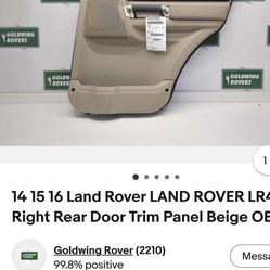 Land Rover LR4 Door panels