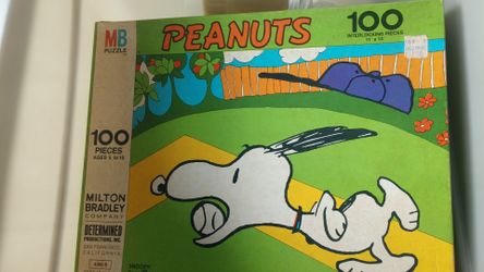 Snoopy Peanuts Charlie Brown puzzle from 1958