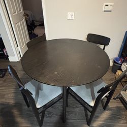 Table and chairs