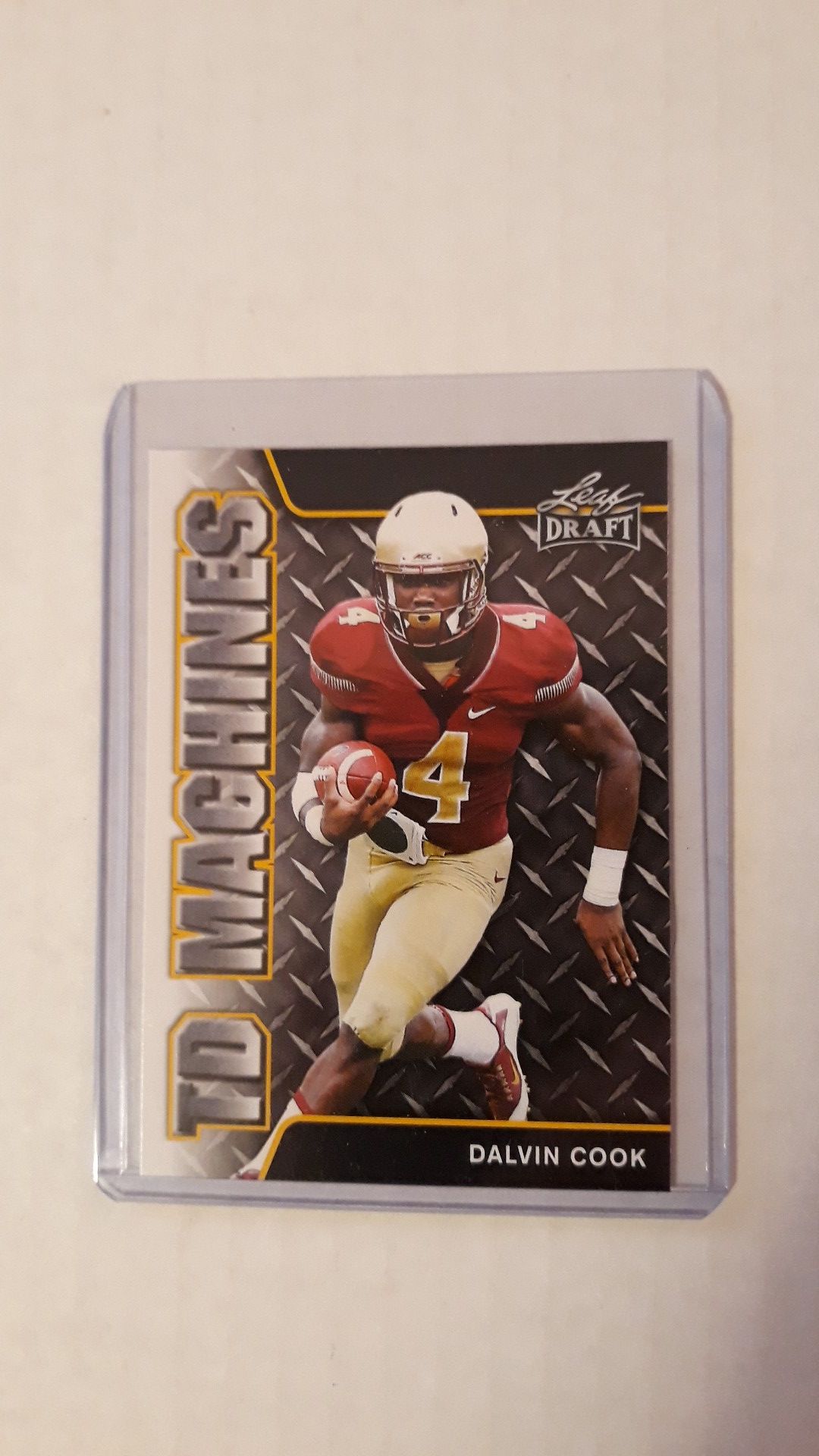 2017 Leaf Draft Dalvin Cook RC.