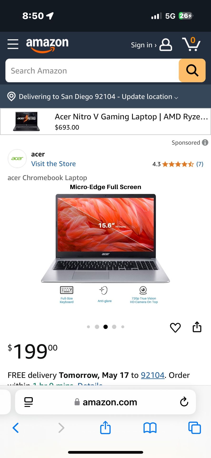 Acer Chromebook Brand New