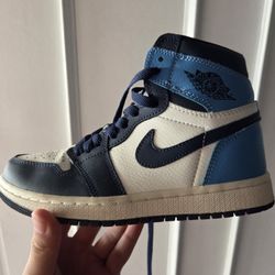 Air Jordan 1 Retro High OG 'Obsidian' Women Size 5.5